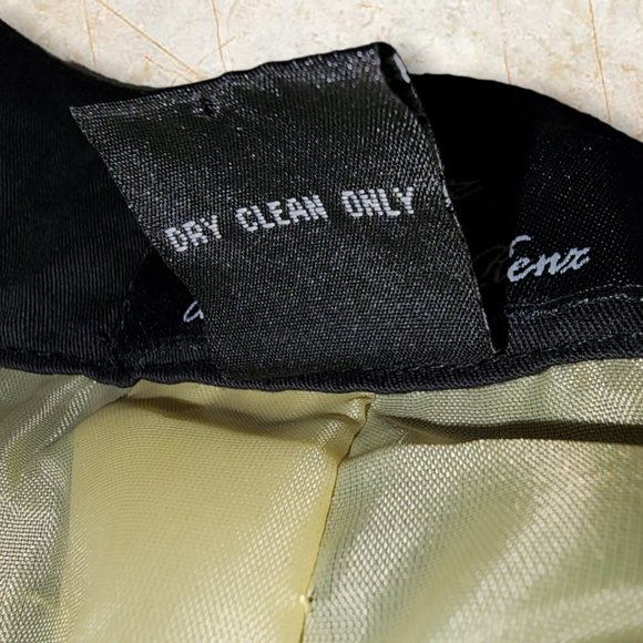 Trenz By Theresa Renz 1X Jacket Black And Yellow Green Cutout - Picture 7 of 7